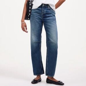 Madewell Darted Barrel Leg Jeans 28 Hardly Worn